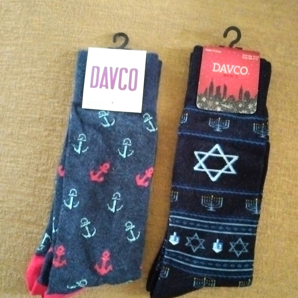 2 Pair Davco Men's Socks